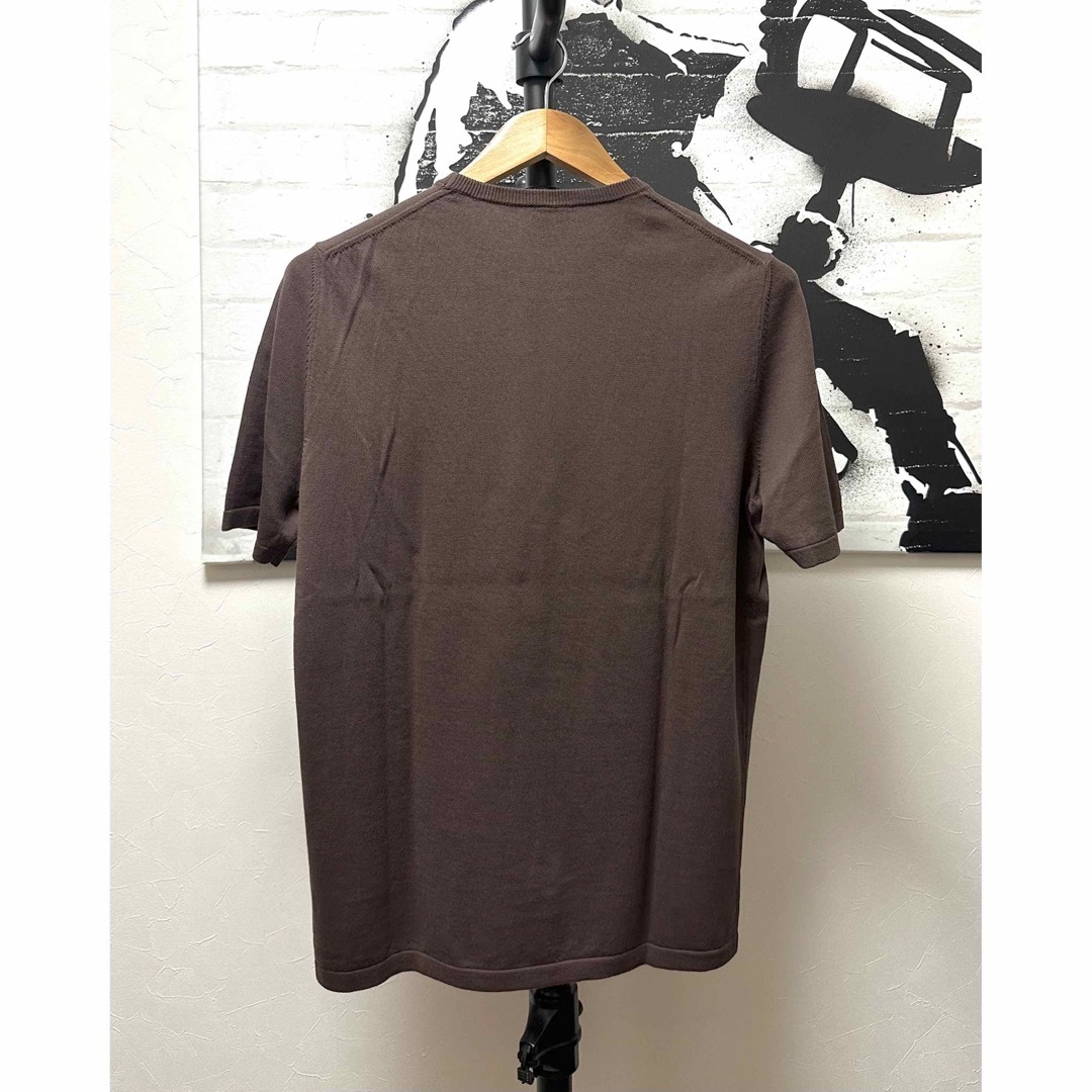 BEAMS(ビームス)のBAFY バフィー クルーネック ショートスリーブ ニット　MARO メンズのトップス(Tシャツ/カットソー(半袖/袖なし))の商品写真
