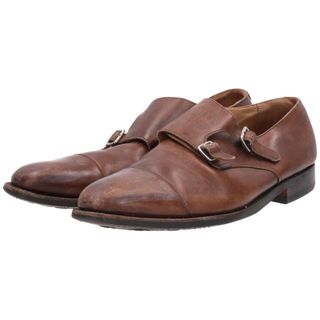 クロケットアンドジョーンズ(Crockett&Jones)の古着 クロケットアンドジョーンズ CROCKETT & JONES ダブルモンクストラップシューズ 英国製 9 2/saa008993(ドレス/ビジネス)