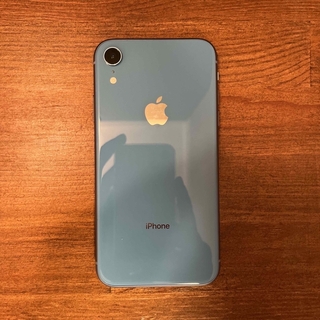 アイフォーン(iPhone)のアップル iphonexr  b ブルー(スマートフォン本体)