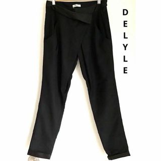 【細見え　脚長効果】DELYLE◆細身サルエルパンツ◆テラードサルエルパンツ