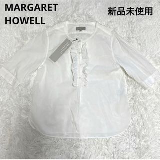 マーガレットハウエル(MARGARET HOWELL)の【新品未使用】MARGARET HOWELL マーガレットハウエル ブラウス I(シャツ/ブラウス(半袖/袖なし))