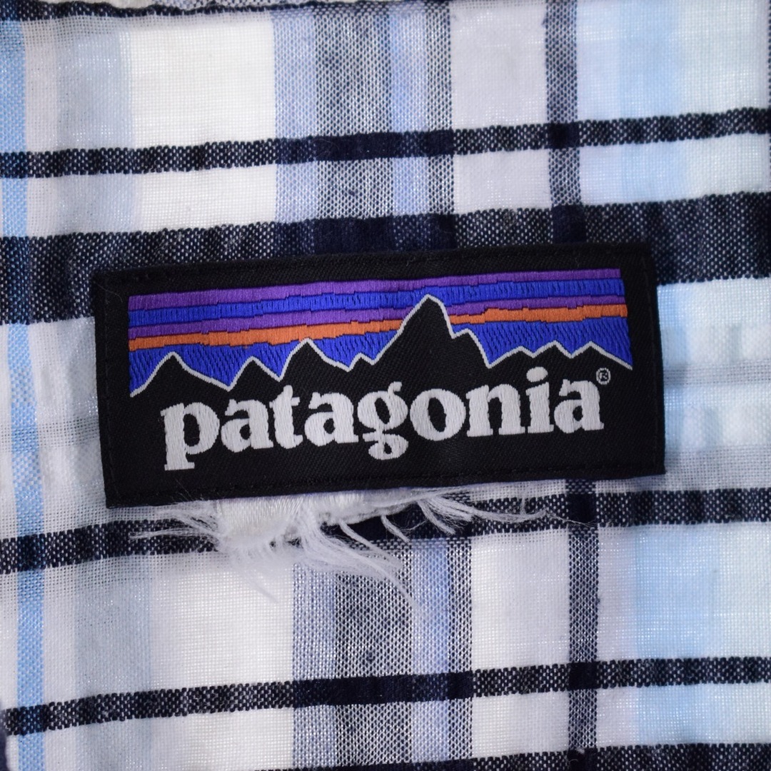 patagonia(パタゴニア)の古着 パタゴニア Patagonia 半袖 チェックシャツ メンズXL /eaa343800 メンズのトップス(シャツ)の商品写真