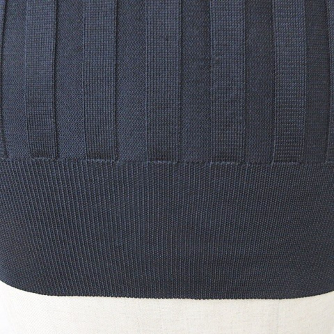 LAUTREAMONT(ロートレアモン)のロートレアモン ブリスポイント ニット パンツ 2枚セット 紺 オフ 白 2  レディースのトップス(ニット/セーター)の商品写真