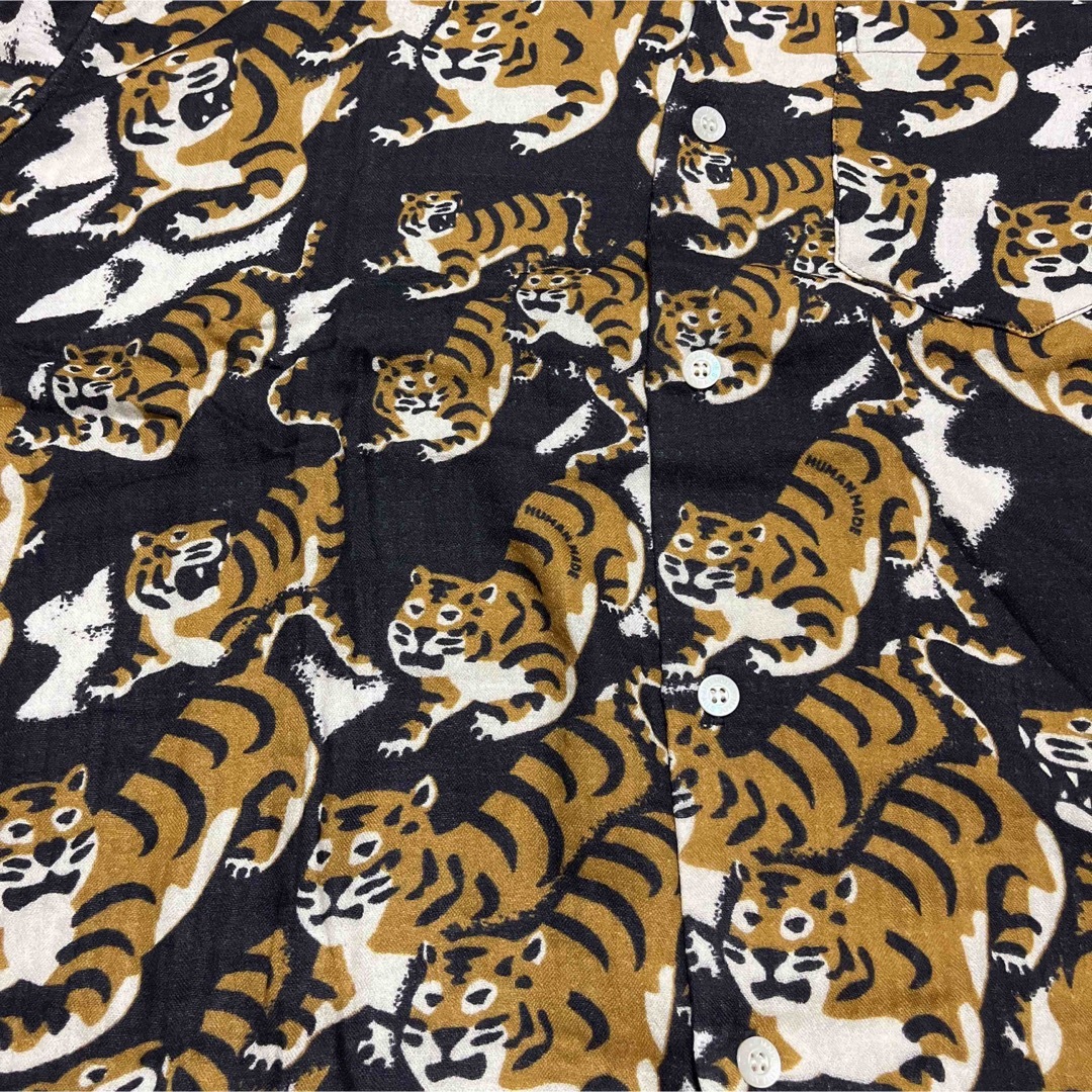 HUMAN MADE TIGER GAUZE ALOHA SHIRT L