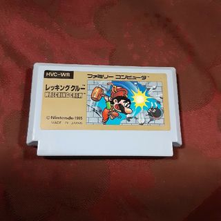 レッキングクルー ファミコンカセット 箱 説明書付 - 家庭用ゲームソフト