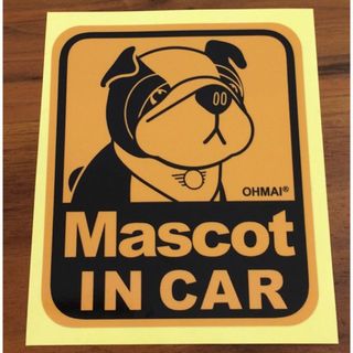 ミニクーパー マスコット(MINI)Mascot IN CARステッカー(車外アクセサリ)