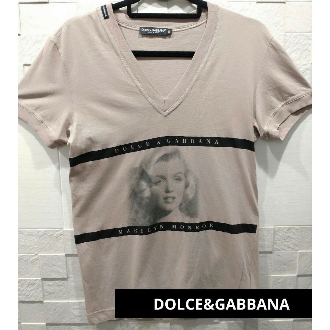 銀座 DOLCEu0026GABBANA ドルガバ マリリンモンロー Tシャツ メンズ ...