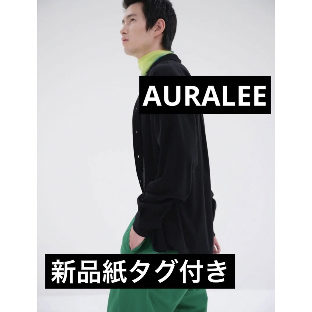 オーラリー新品タグ付★HARD TWIST WOOL VIYELLA SHIRT | フリマアプリ ラクマ