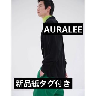 オーラリー(AURALEE)のオーラリー新品タグ付★HARD TWIST WOOL VIYELLA SHIRT(シャツ)