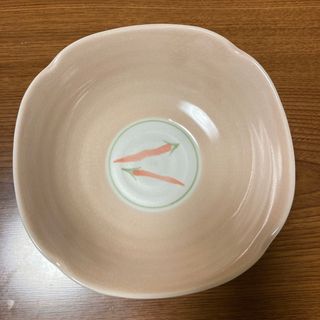 タチキチ(たち吉)のたち吉　中鉢　唐辛子　ピンク　５枚(食器)