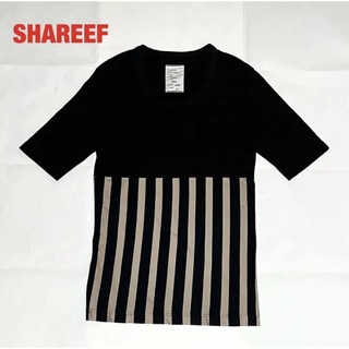 シャリーフ(SHAREEF)のSHAREEF　BLOCKS STRIPE DOLMAN S/S BIG-T(Tシャツ/カットソー(半袖/袖なし))