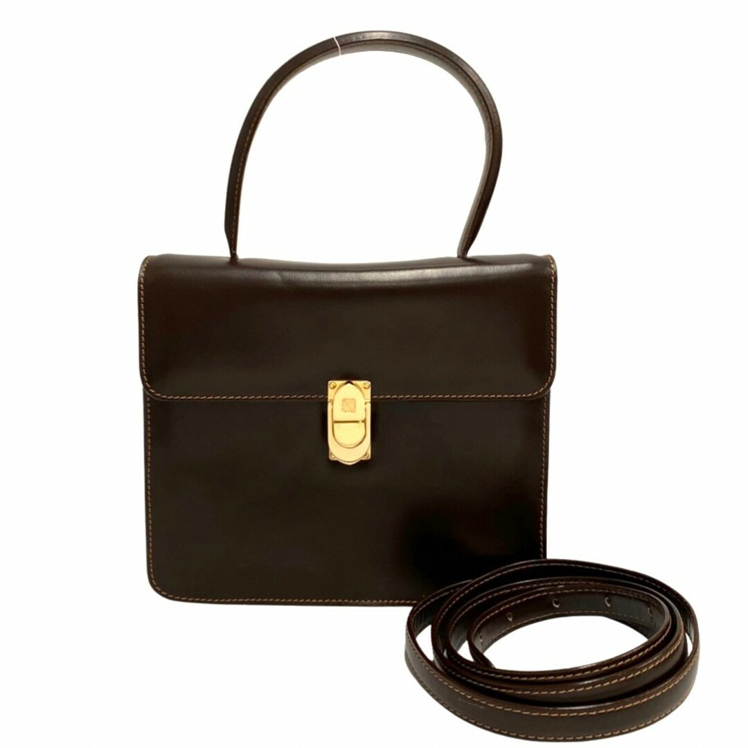 極美品 LOEWE ロエベ アナグラム 2WAY ハンドバッグ ショルダーバッグ