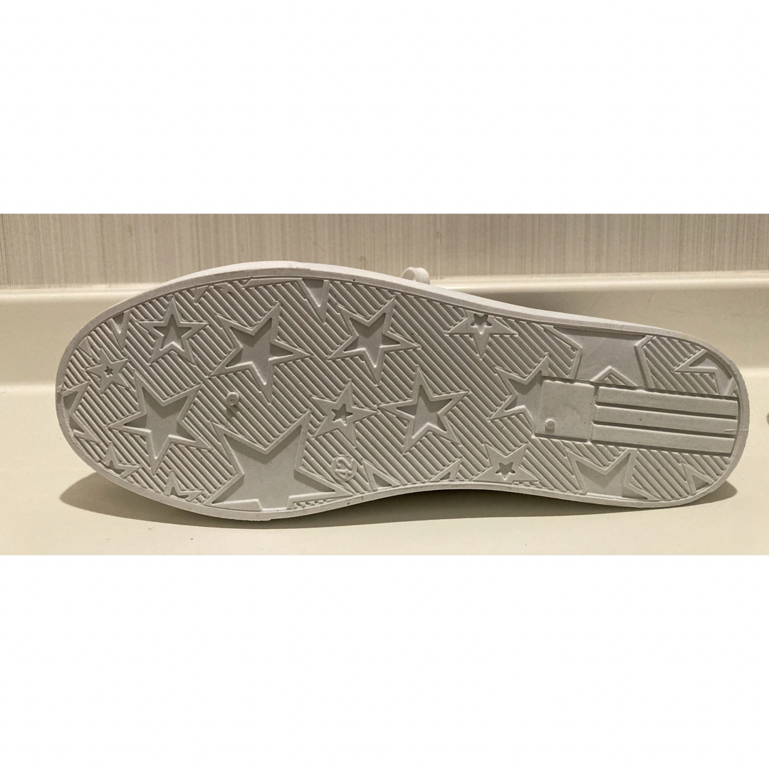 カジュアル　インソールシューズ　黒×白　新品 メンズの靴/シューズ(スニーカー)の商品写真