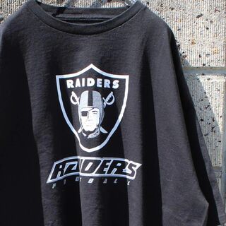 人気銘柄　NFL公式 LASVEGAS RAIDERS ビッグサイズ古着Tシャツ(Tシャツ/カットソー(半袖/袖なし))