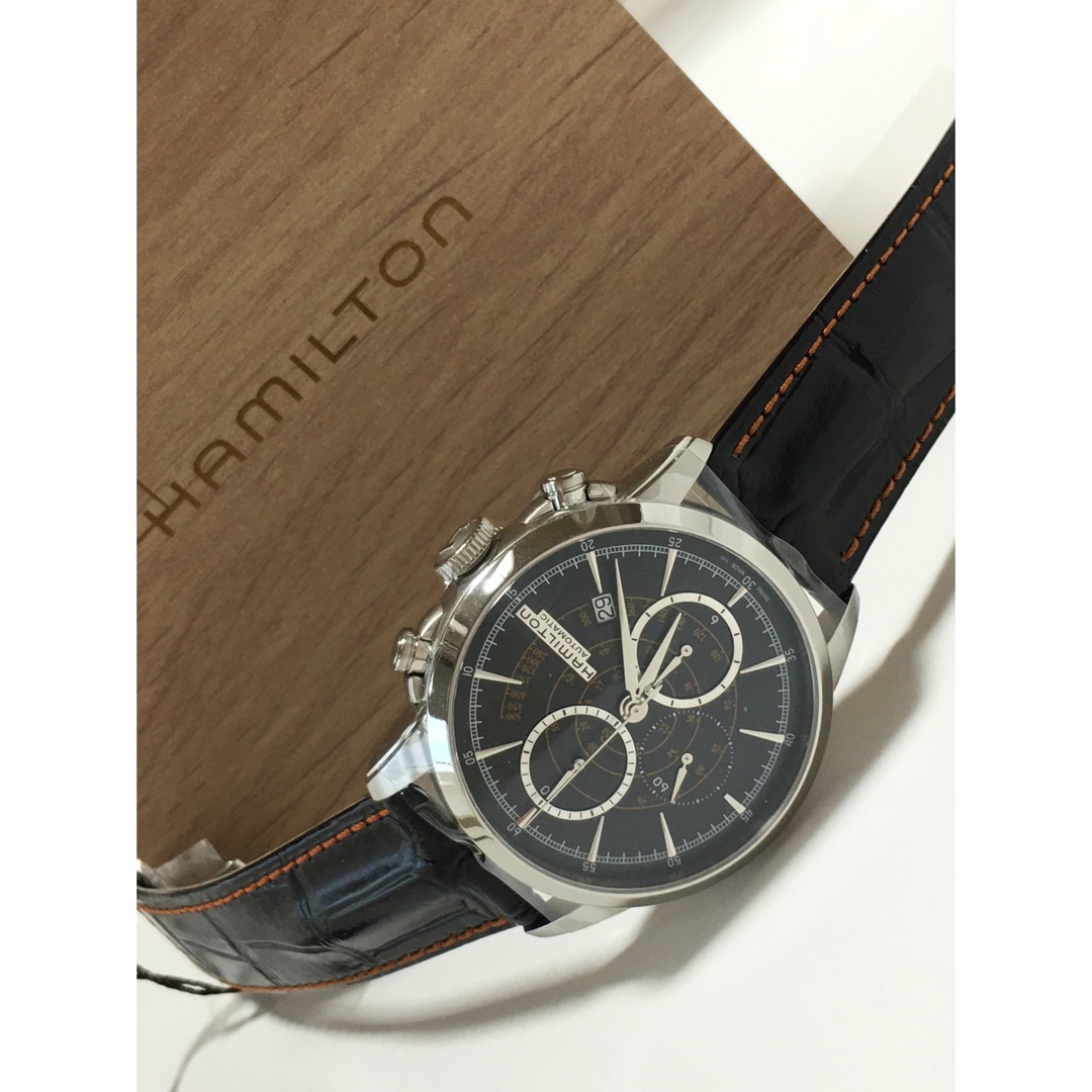 Hamilton(ハミルトン)のハミルトン アメリカンクラシック レイルロード オート クロノH40656731 メンズの時計(腕時計(アナログ))の商品写真