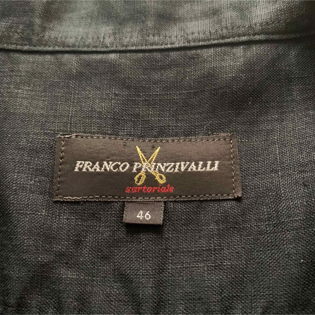 FRANCO PRINZIVALLI(フランコプリンツィバァリー)のジェイ様重鎮/FRANCO PRINZIVALLI/イタリアンカラーリネン メンズのトップス(シャツ)の商品写真