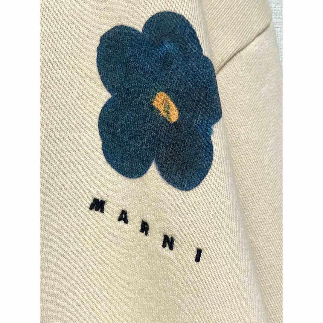 MARNI（マルニ）ブランドロゴプリントフロンドジップパーカー