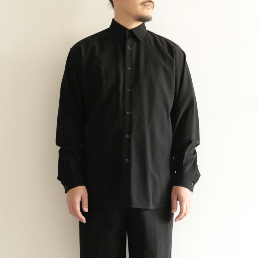 AURALEE(オーラリー)のオーラリー新品タグ付★HARD TWIST WOOL VIYELLA SHIRT メンズのトップス(シャツ)の商品写真