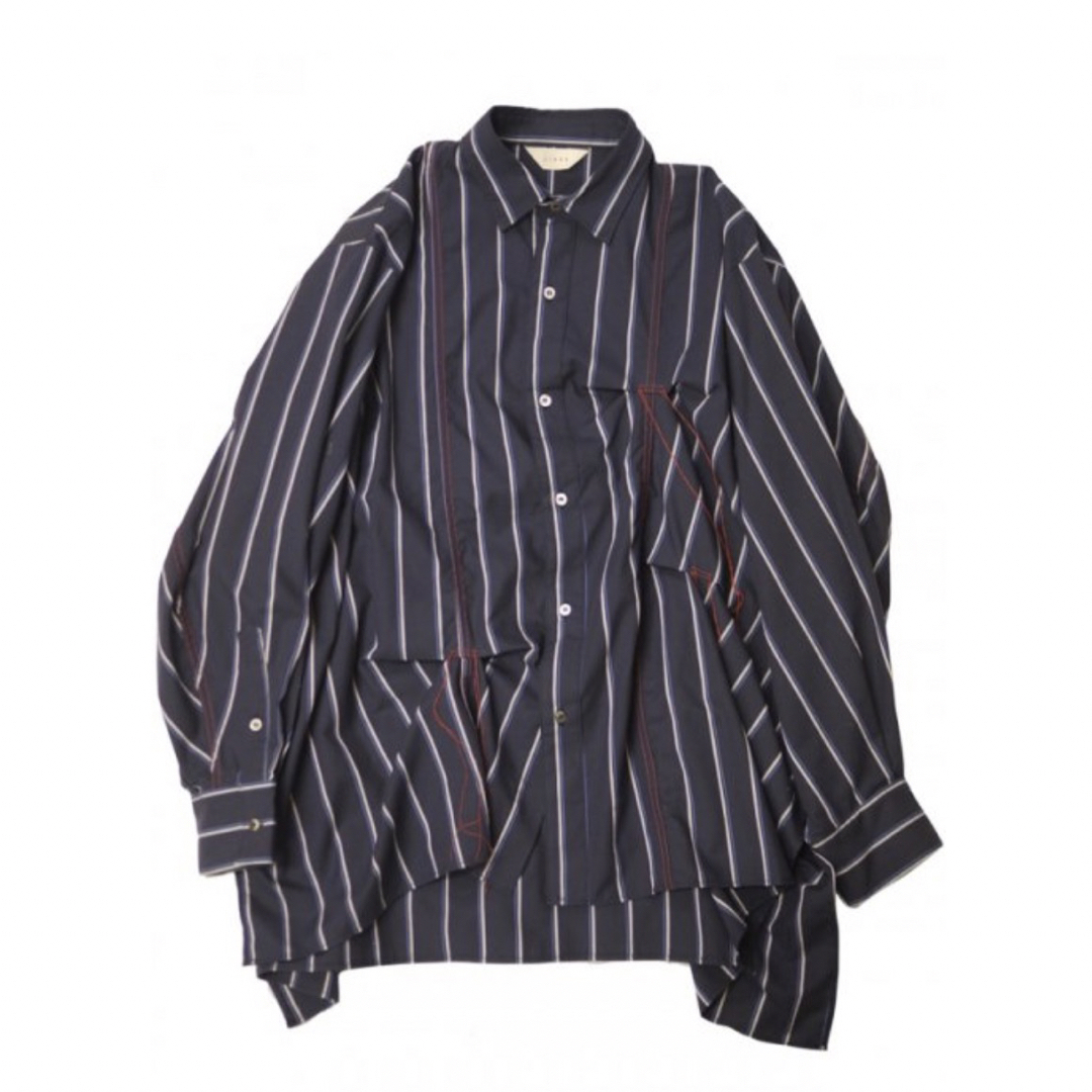 Jieda(ジエダ)のHAND STITCH STRIPE SHIRT メンズのトップス(シャツ)の商品写真