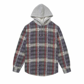 シュプリーム(Supreme)のSupreme Hooded Jacquard Flannel Shirt(パーカー)