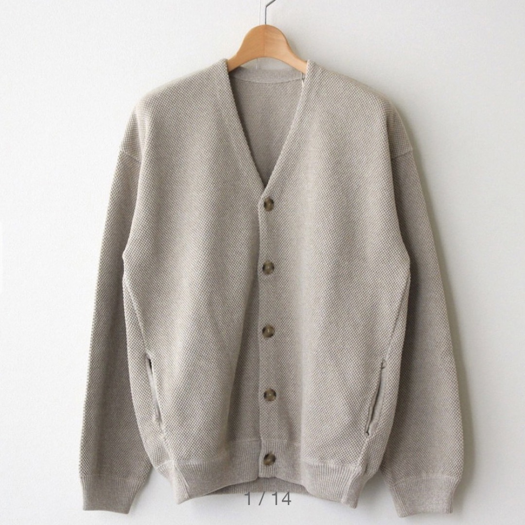 MOSS STITCH V/N CARDIGAN