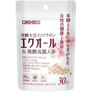 オリヒロ(ORIHIRO)のオリヒロプランデュ オリヒロ エクオール＆発酵高麗人参粒 90粒３０日分(その他)