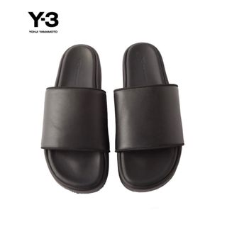 稀少サイズ【ヨウジヤマモト×アディダス】Y-3 スライドサンダル 26.5 黒