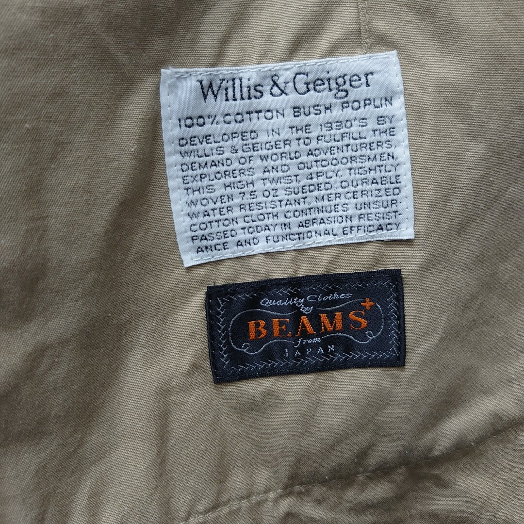 ☆Willis&Geiger ✕ BEAMS+サファリジャケット size40 | www