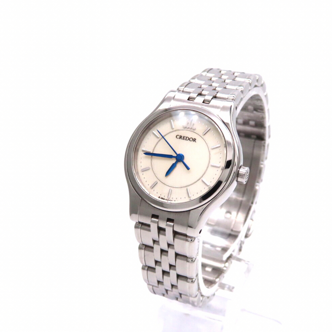 クレドールシグノ】SEIKO 'セイコー 時計' アイボリー 青針 ☆極美品☆-