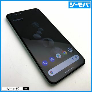 グーグル(Google)の934 SIMフリー Google Pixel 5 128GB グリーン中古(スマートフォン本体)