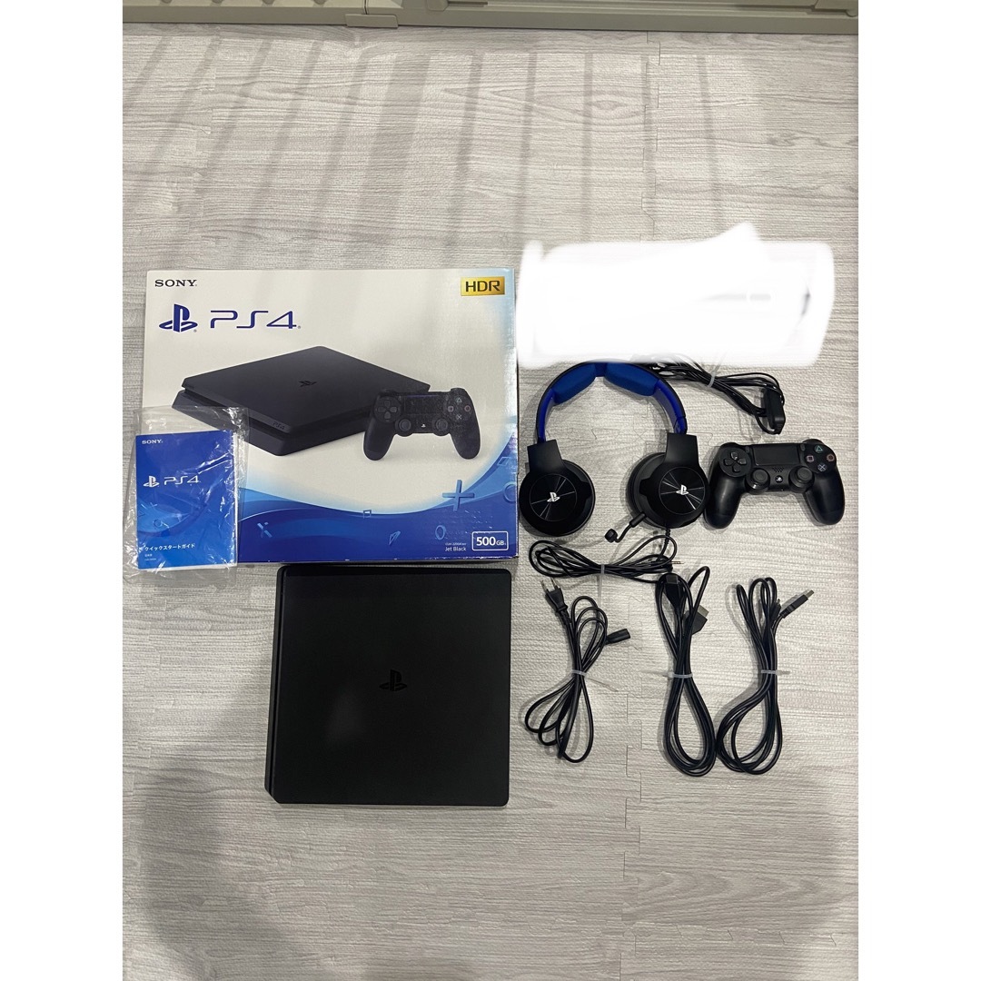 PlayStation4 - PS4 CUH-2200AB01・02 500GB ps4ヘッドホンの通販 by リリ's shop｜プレイ