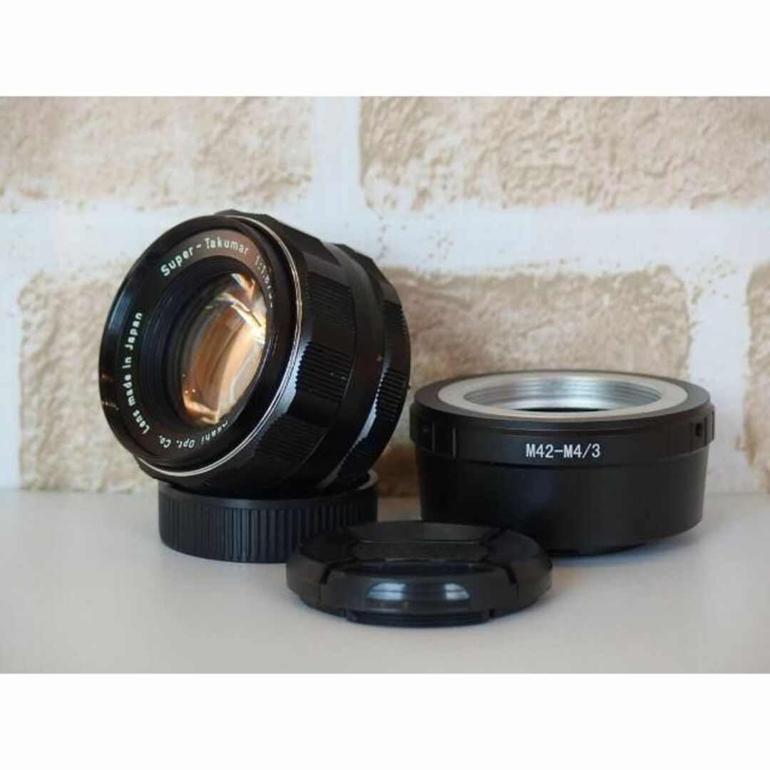 Super Takumar 55mm F1.8 M4/3マウントアダプターセット-