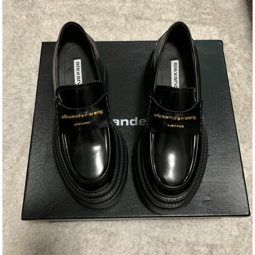 値下中) ALEXANDER WANG CARTER プラットフォーム ローファー