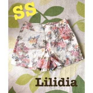 リリディア(Lilidia)の花柄 ショートパンツ レディース 人気商品 リリディア(ショートパンツ)