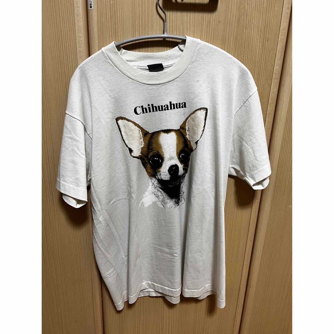 90s 犬 Tシャツ チワワ USA製 ビンテージ シングルステッチ