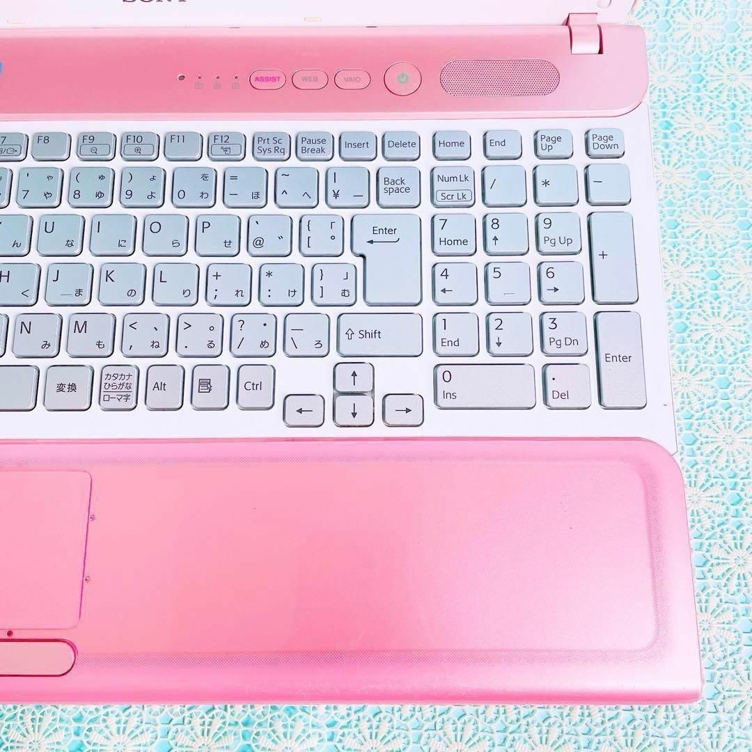 SONY - 1台限り✨VAIOピンクノートパソコン❣️WEBカメラ・ブルーレイ