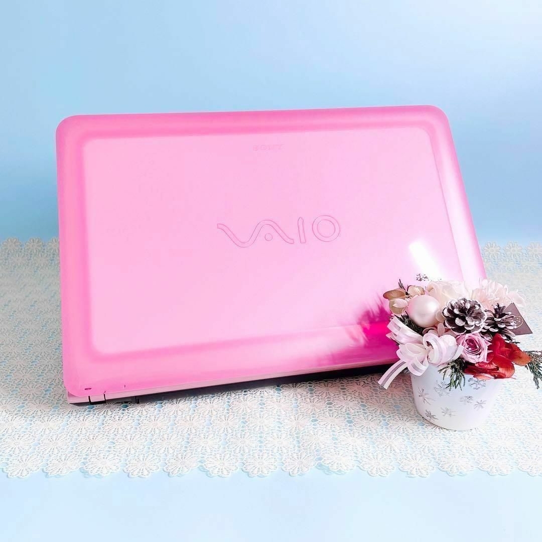 SONY - 1台限り✨VAIOピンクノートパソコン❣️WEBカメラ・ブルーレイ