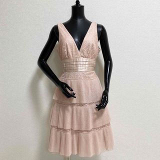 ✽.: 新品 BCBGMAXAZRIA バックリボン レースドレス