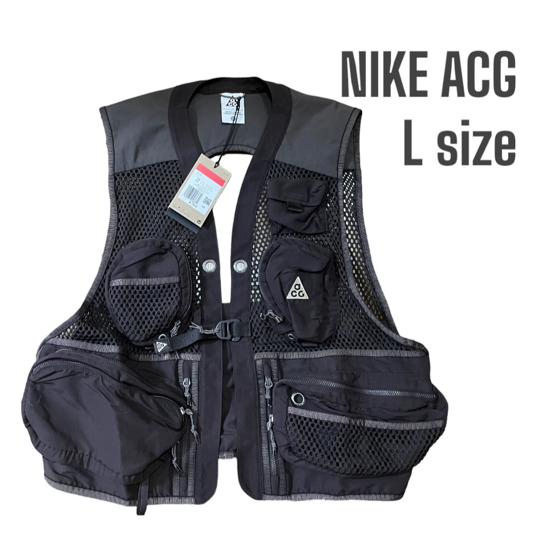 nike acg buttles vest brown ナイキ Lサイズ