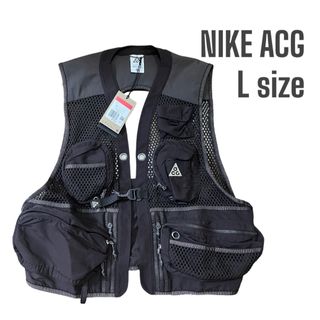 ナイキ(NIKE)のnike acg buttles vest brown ナイキ Lサイズ(ベスト)