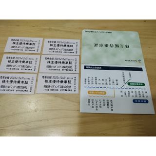 ★最新★相鉄優待乗車券６枚★相鉄線全駅利用可能★2023年12月31日迄(鉄道乗車券)