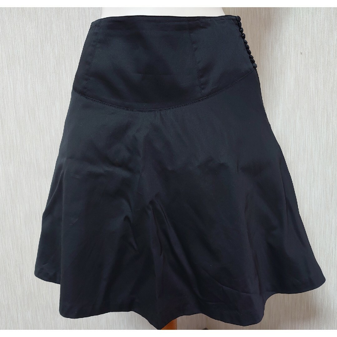 DRESSTERIOR(ドレステリア)の黒　フレアスカート　サーキュラー　サイズ40 レディースのスカート(ひざ丈スカート)の商品写真