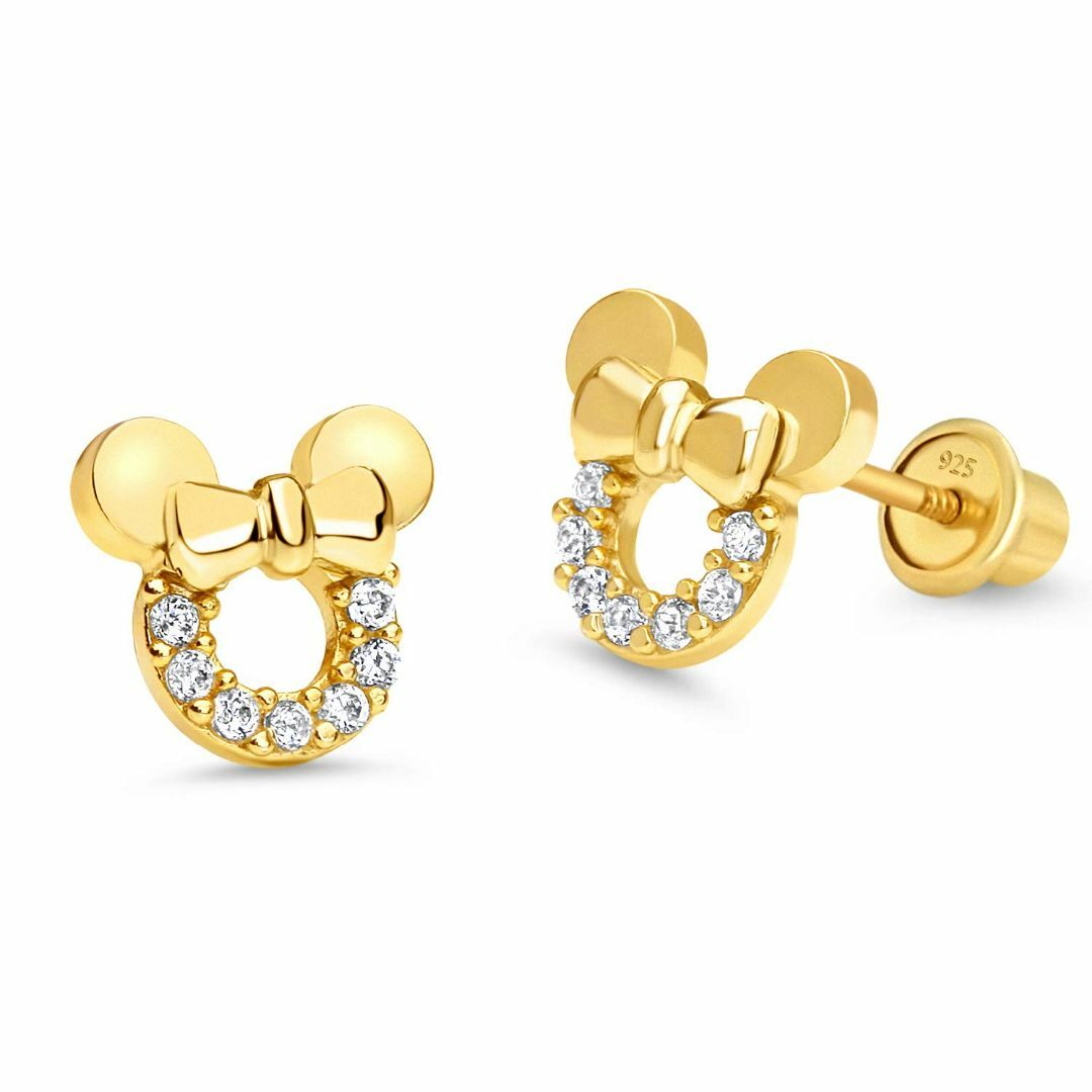 14k Gold Plated Minnie Mouse Children Sc