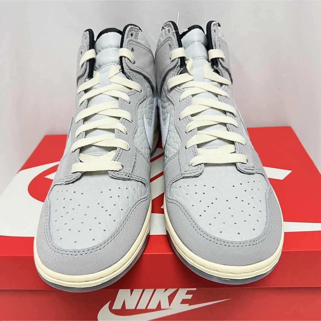 NIKE　DUNK　HI　by you　ライトグレー　２８センチ