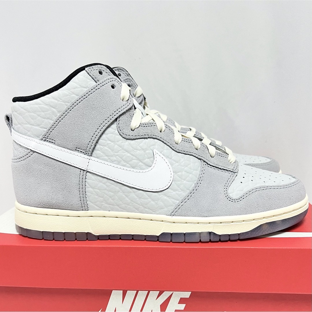 28cm 新品 NIKE ダンク プレミアム DUNK HI ナイキ グレー | フリマアプリ ラクマ