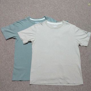 ムジルシリョウヒン(MUJI (無印良品))の2枚組　天竺編みクルーネックTシャツ(Tシャツ/カットソー(七分/長袖))