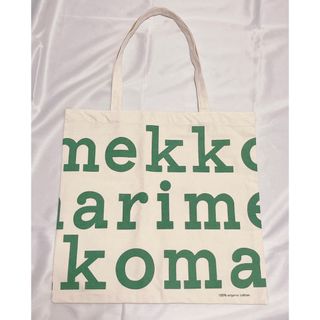 マリメッコ(marimekko)のマリメッコ エコバッグ  英字 グリーン(トートバッグ)