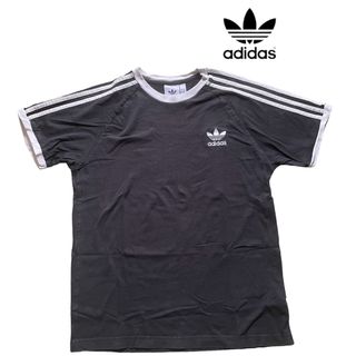 アディダス(adidas)の【adidas】アディダス Tシャツ スリーライン スリーストライプス 古着(Tシャツ(半袖/袖なし))