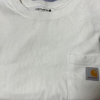 カーハート(carhartt)のcarhatt Tシャツ　ホワイト　ポケT ストリートファッション　2XL(Tシャツ/カットソー(半袖/袖なし))