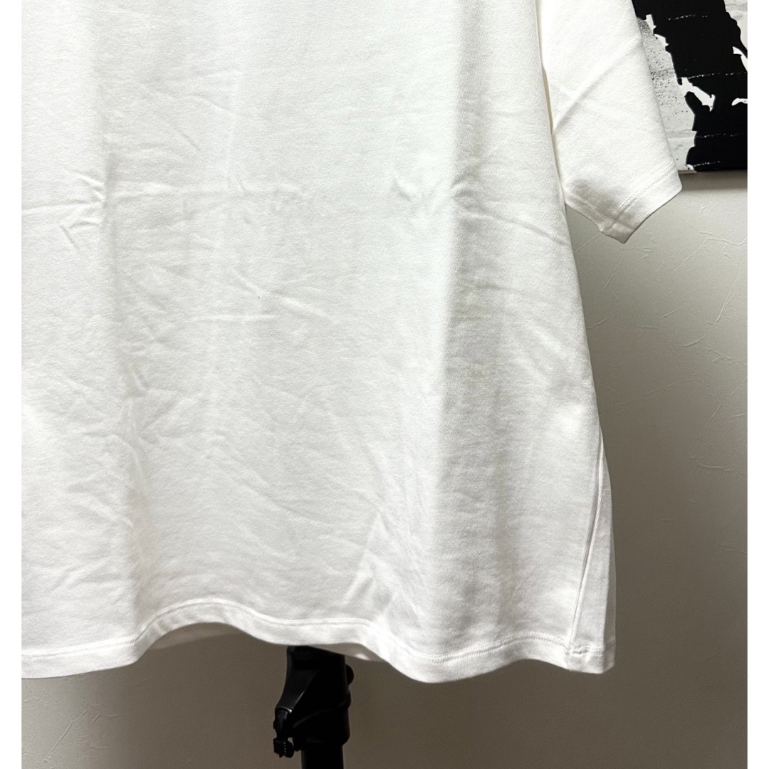 青山(アオヤマ)の青山AOYAMA ACTIBIZクルーネックTシャツ【CONTROLα】WH メンズのトップス(Tシャツ/カットソー(半袖/袖なし))の商品写真